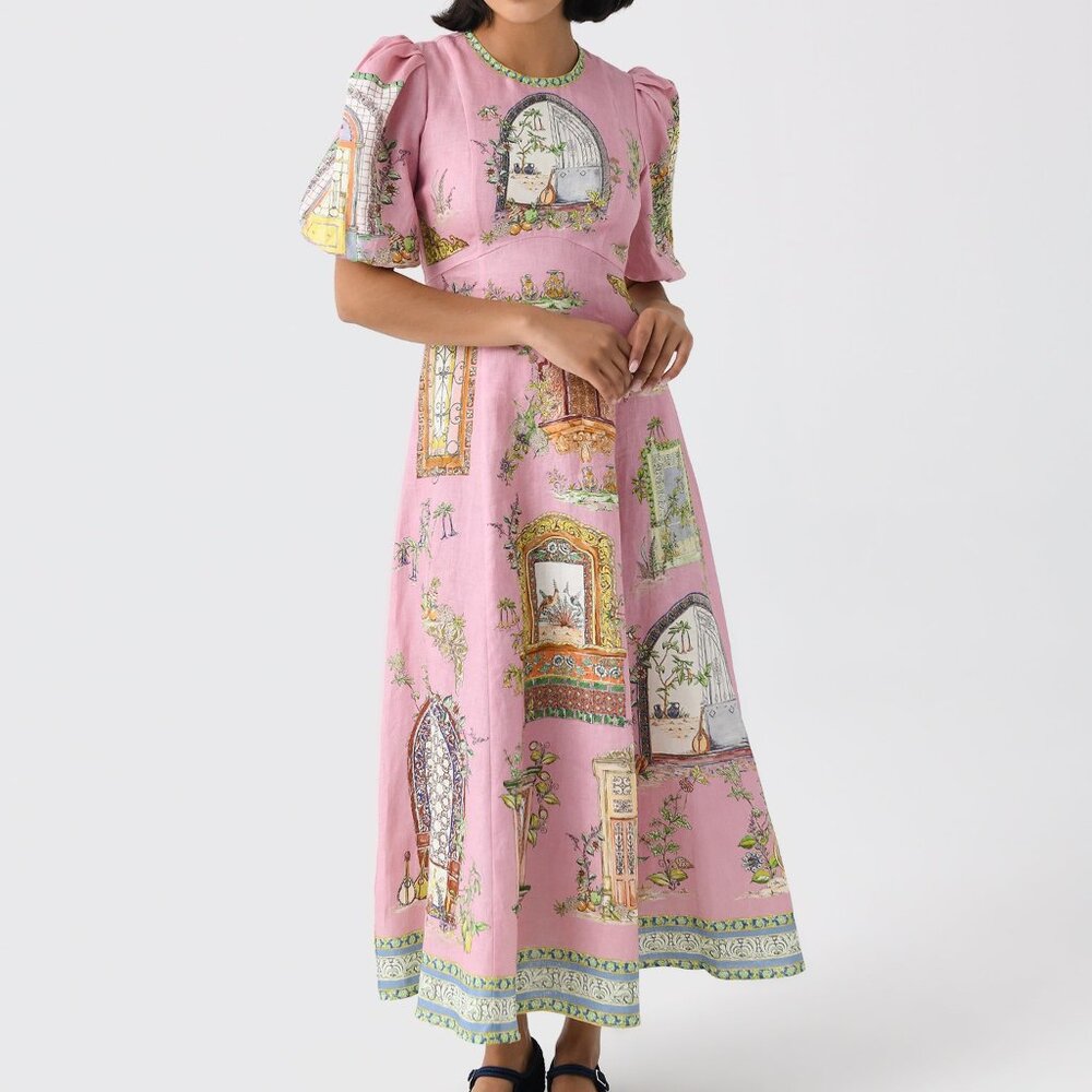 ALEMAIS Women's Monte Midi Dress